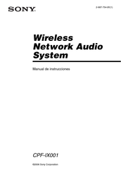 Sony CPF-IX001 Manual De Instrucciones