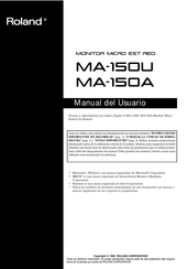 Roland MA-150A Manual Del Usuario