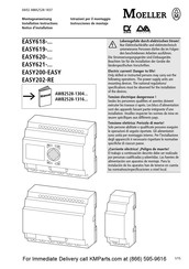 Moeller EASY618 Serie Instrucciones De Montaje