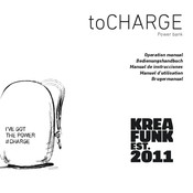 KREAFUNK toCHARGE Manual De Instrucciones