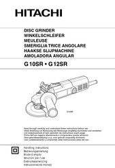 Hitachi G10SR Instrucciones De Manejo