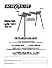 Portamate PM4000 Manual Del Operador