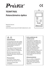 Pro'sKit TESMT7601 Manual De Usuario