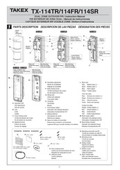 Takex TX-114FR Manual De Instrucciones