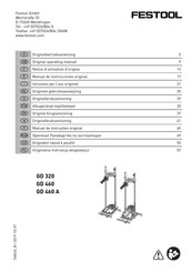 Festool GD 320 Manual De Instrucciones