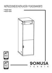 DOMUSA TEKNIK MCF HDN Instrucciones De Instalación Y Funcionamiento