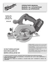 Milwaukee 6310-20 Manual Del Operador