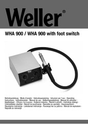 Weller WHA 900 Manual De Uso