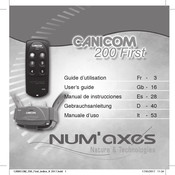 Num'axes CANICOM 200 FIRST Manual De Instrucciones