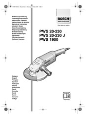 Bosch PWS 20-230 Instrucciones De Servicio