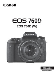 Canon EOS 760D Manual Del Usuario