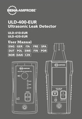 Beha-Amprobe ULD-400-EUR Manual De Usario