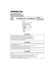 Metabo HPT NT 50AE2 S Instrucciones Y Manual De Seguridad