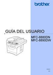 Brother MFC-8890DW Guia Del Usuario