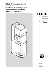 Festo MS6-SV E-10V24 Serie Instrucciones De Utilizacion