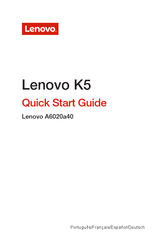 Lenovo K5 Guia De Incio Rapido