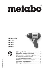 Metabo SR 2700 Manual De Instrucciones