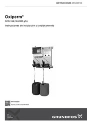 Grundfos Oxiperm OCD-164 Instrucciones De Instalación Y Funcionamiento