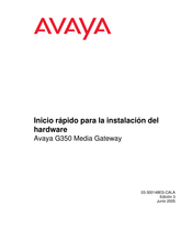 Avaya G350 Inicio Rápido Para La Instalación