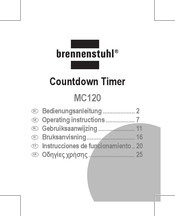 brennenstuhl MC120 Instrucciones De Funcionamiento