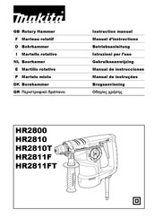 Makita HR2810 Manual De Instrucciones