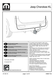 Mopar 82213825 Instrucciones De Montaje