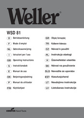 Weller WSD 81 Manual De Uso