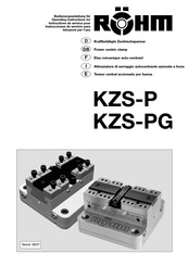 Rohm KZS-PG Instrucciones De Servicio