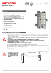 Kathrein WFS 28 Manual De Instrucciones