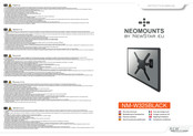 Newstar NeoMounts NM-W325BLACK Manual De Instrucciones