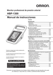 Omron HBP-1300 Manual De Instrucciones