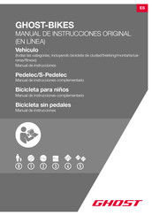 GhostBikes Pedelec Manual De Instrucciones Original