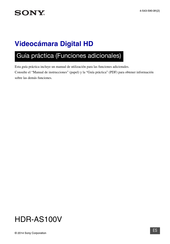 Sony HDR-AS100V Guia Practica (Funciones Adicionales