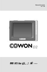 Cowon D2 Manual Del Usuario