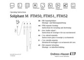 Endress+Hauser Soliphant M FTM5 Serie Instrucciones Para El Montaje Y Acortamiento