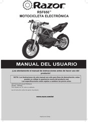 Razor RSF650 Manual Del Usuario