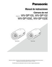 Panasonic WV-SP105 Manual De Instrucciones