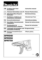 Makita DFR550RTJ Manual De Instrucciones