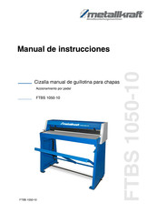 Metalcraft FTBS 1050-10 Manual De Instrucciones