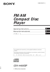 Sontay CDX-4480ESP Manual De Instrucciones