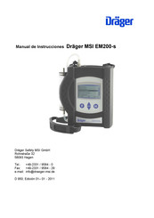 Dräger MSI EM200-s Manual De Instrucciones