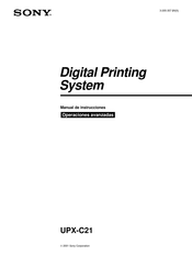 Sony UPX-C21 Manual De Instrucciones