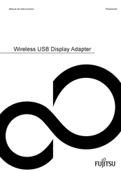 Fujitsu Wireless USB Display Adapter Manual De Instrucciones