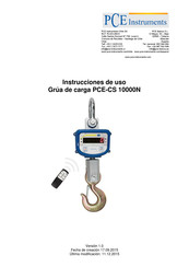 PCE Instruments PCE-CS 10000N Instrucciones De Uso