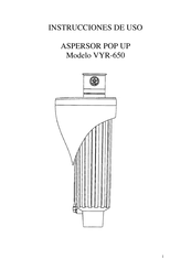 Vyrsa VYR-650 Instrucciones De Uso