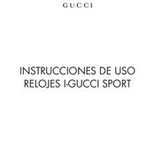 Gucci I-GUCCI SPORT Instrucciones De Uso