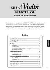 SILENT Violin SV130S Manual De Instrucciones