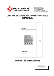 Notifier RP1002E Manual De Instrucciones