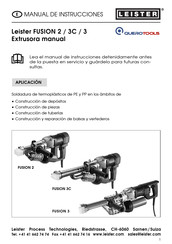 Leister FUSION 2 Manual De Instrucciones