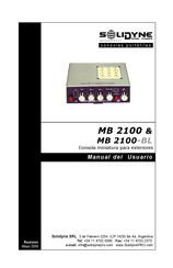 Solidyne MB 2100 Manual Del Usuario